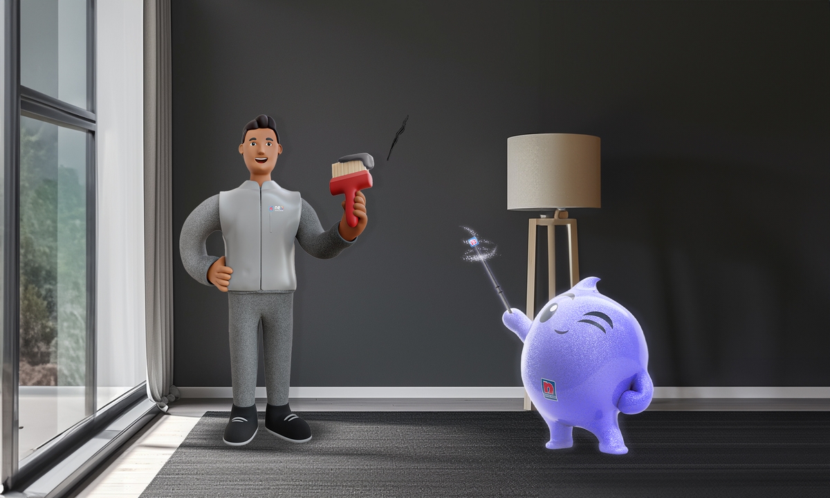 How To Touch Up Walls With Minor Scratches Or Marks? | Neo By Nippon Paint